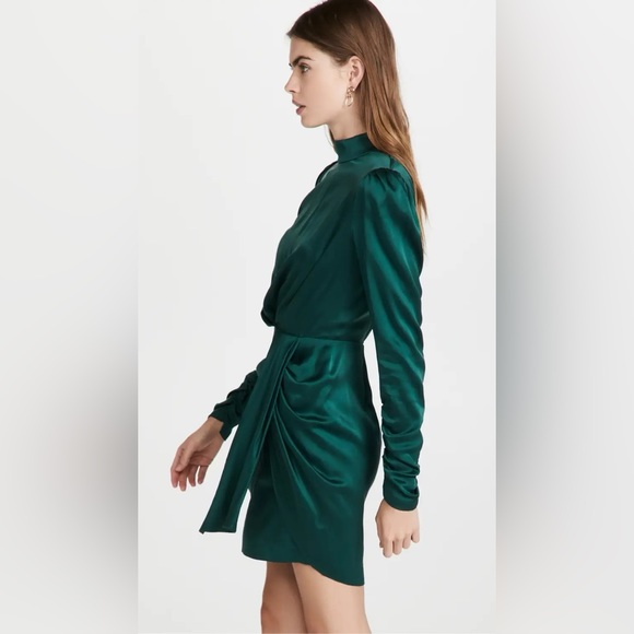 ZIMMERMANN SILK DRAPE DRESS NWT IN JADE - Picture 3 of 8